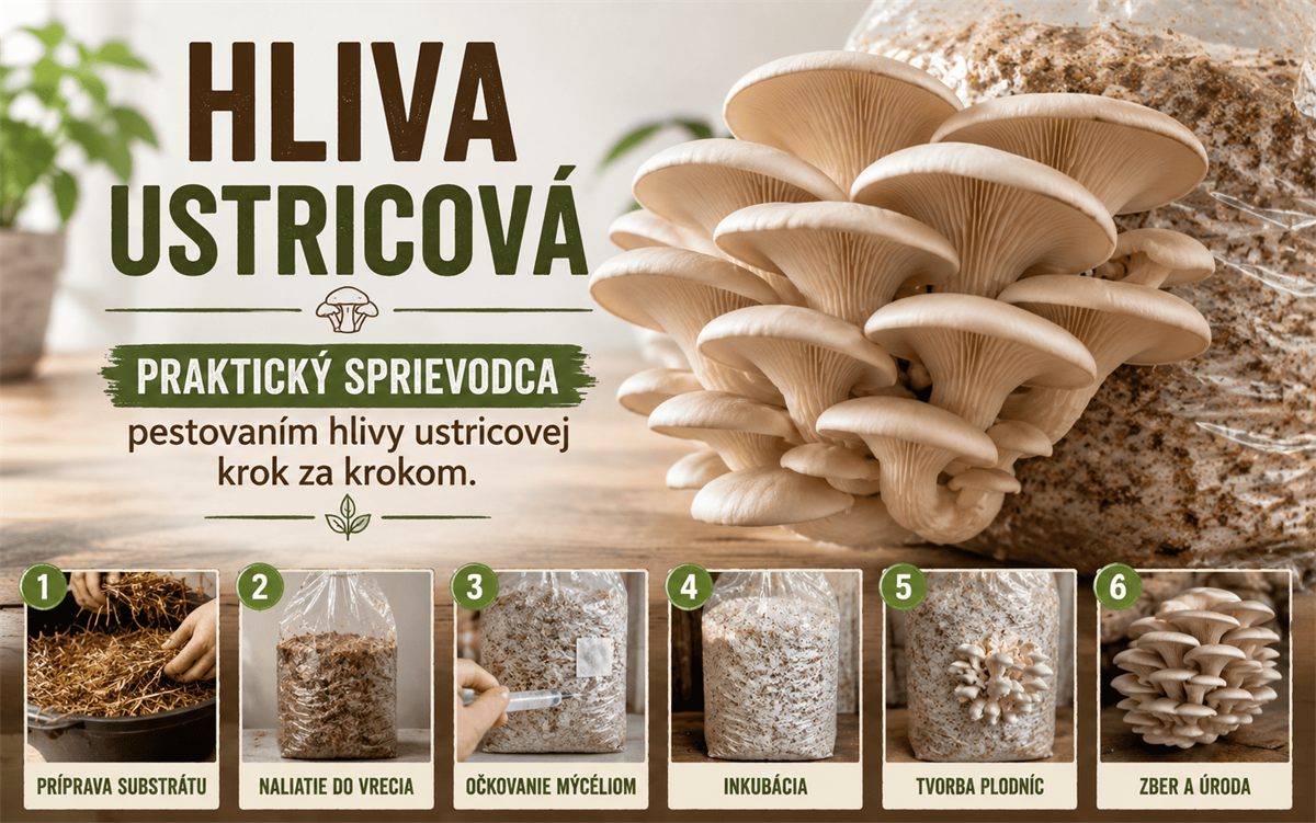 Hliva ustricová: kompletný návod na pestovanie doma